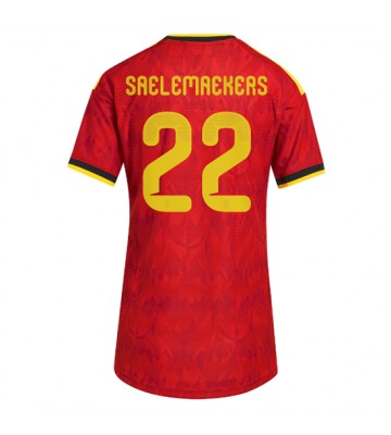 Belgien Alexis Saelemaekers #22 Replika Hemmatröja Damer VM 2026 Kortärmad